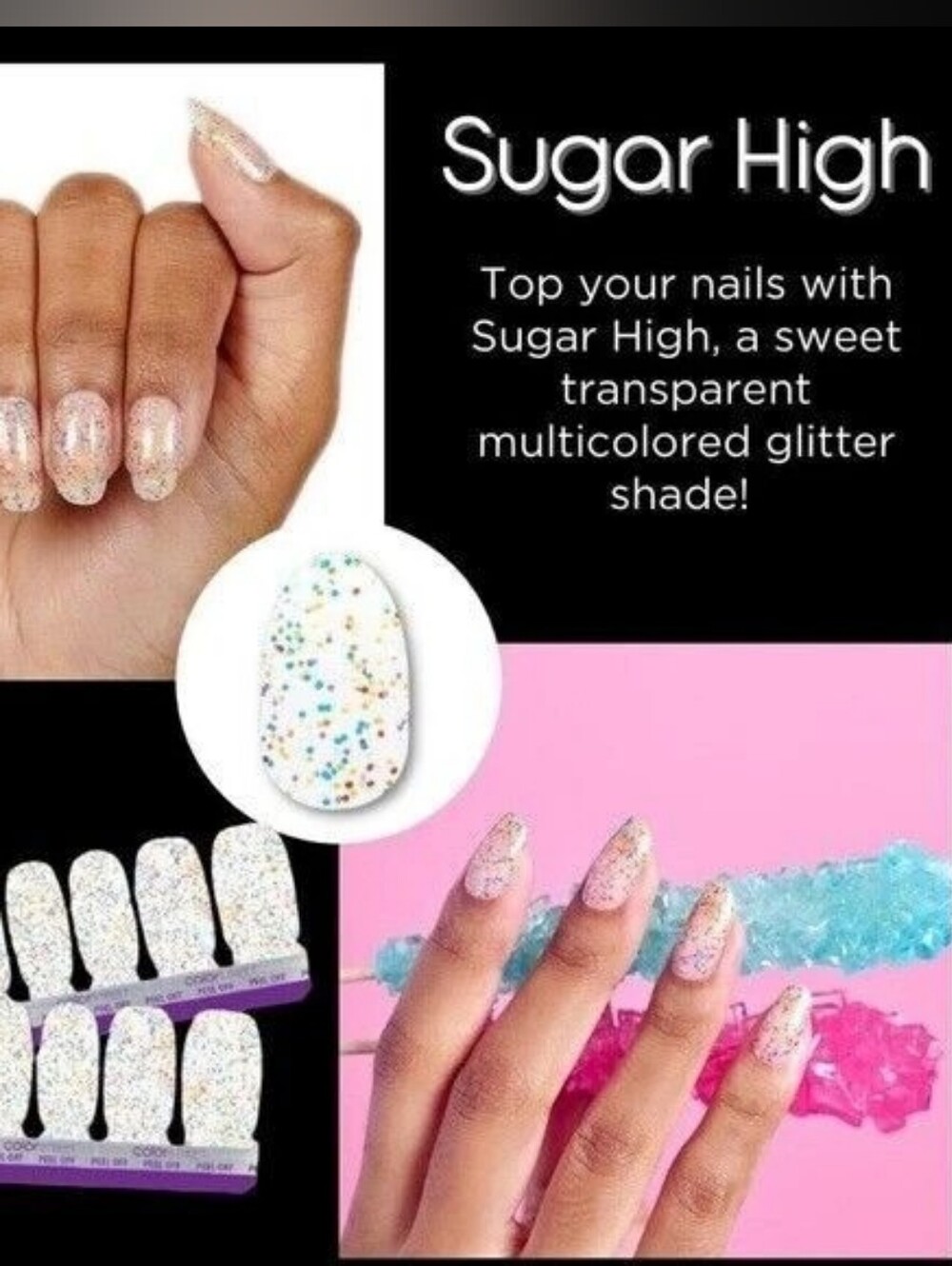 Color Street Nail Strips "Sugar High"